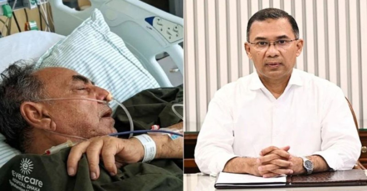 এভারকেয়ারে মির্জা আব্বাসের শয্যাপাশে প্রধানমন্ত্রী