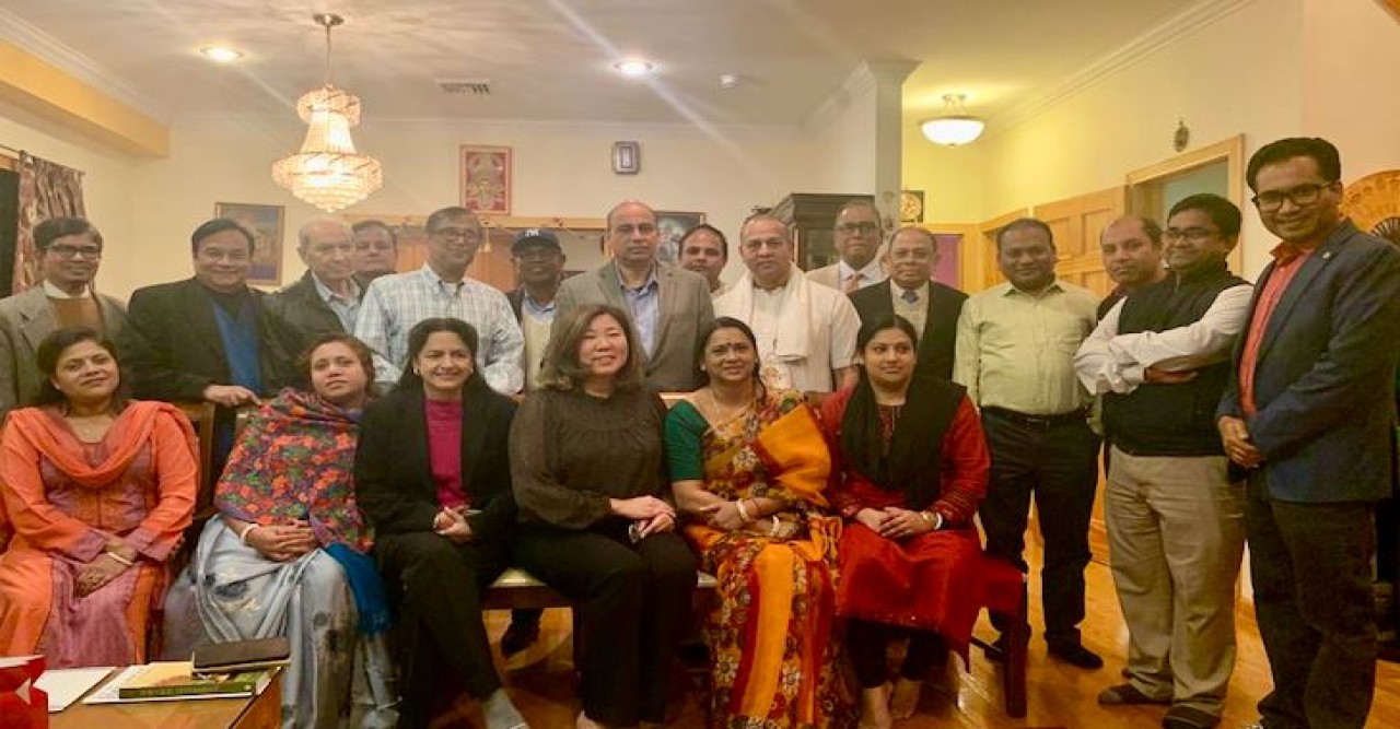 নিউইয়র্কে যুক্তরাষ্ট্র  বাংলাদেশ ককাস সদস্য কংগ্রেসওম্যান গ্রেইস মেং-এর সঙ্গে বাংলাদেশী সংখ্যালঘু নেতৃবৃন্দের বৈঠক