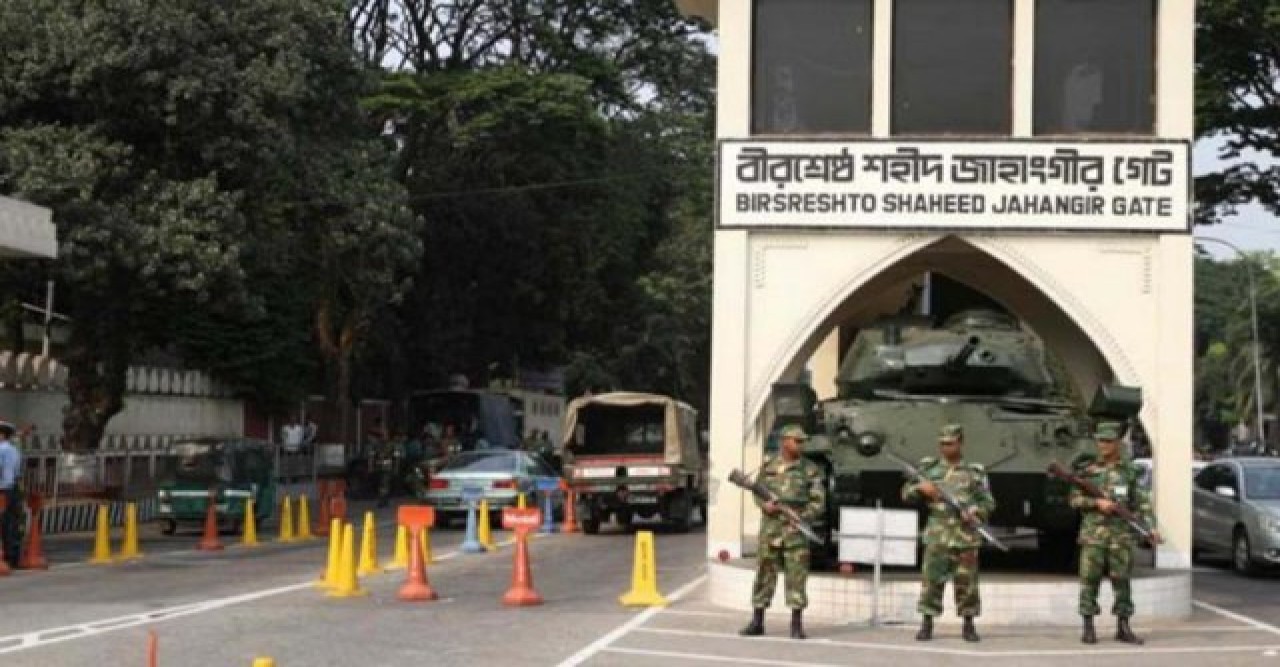 ঢাকা সেনানিবাস এলাকা ঘিরে সব ধরনের সভা-সমাবেশ নিষিদ্ধ