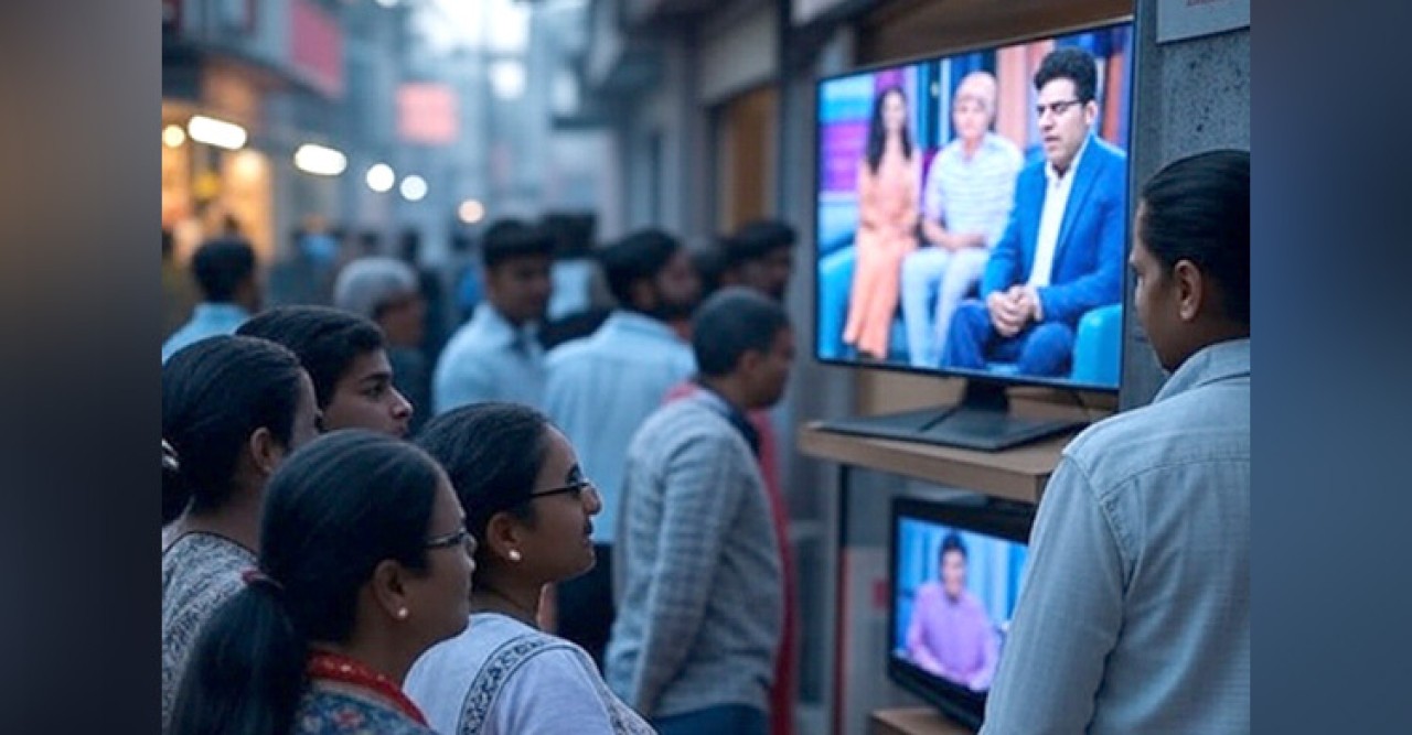 ভারতের টিভি সংবাদ যেন রেসলিংয়ের ‘স্যুট পরা সংস্করণ’
