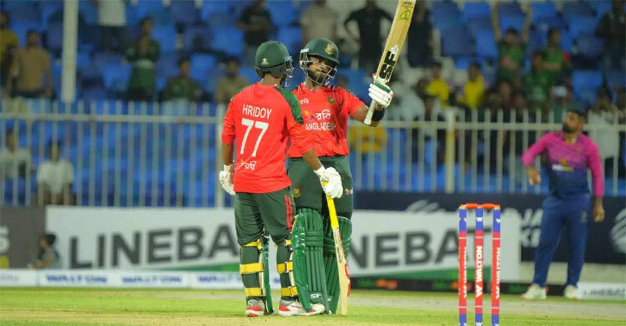 আরব আমিরাতকে হারিয়ে সিরিজে শুভ সূচনা টাইগারদের