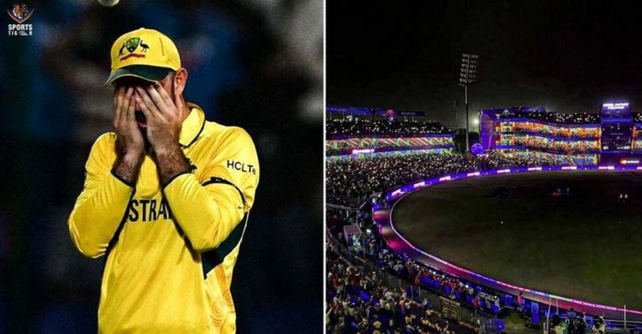 স্টেডিয়ামে লাইট শো নিয়ে বিরক্ত ম্যাক্সওয়েল