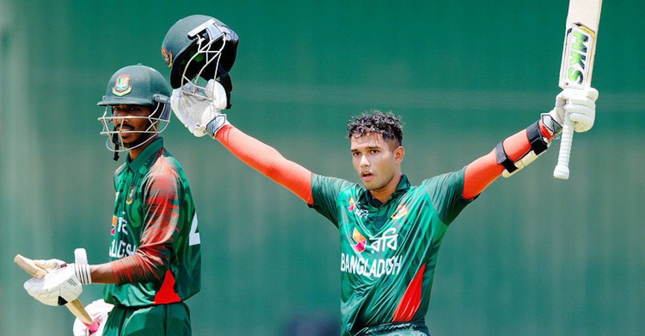 দেশের ক্রিকেটে নতুন তারকা! দ্রুততম দুই সেঞ্চুরির রেকর্ড জাওয়াদের