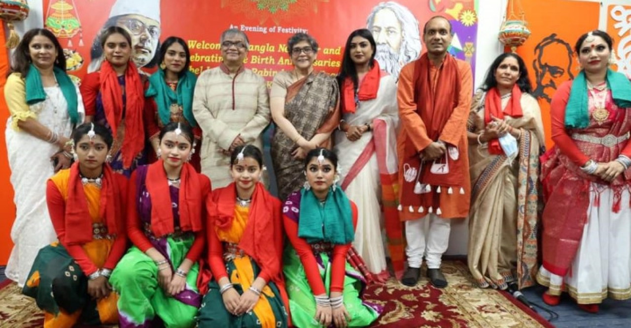 কনস্যুলেট অফিসে নববর্ষ, বিশ্বকবি ও জাতীয় কবির জন্মবার্ষিকী উদযাপন