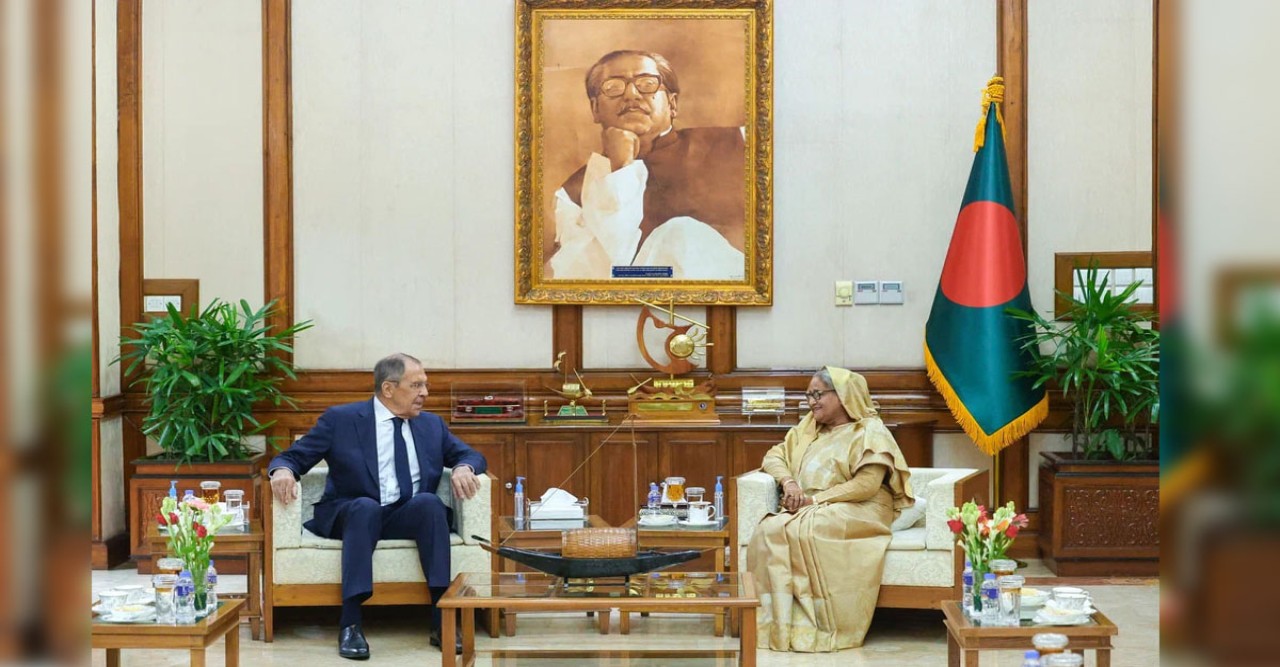 প্রধানমন্ত্রীর সঙ্গে রুশ পররাষ্ট্রমন্ত্রীর সাক্ষাৎ