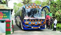 দেড় বছর পর ফের আগরতলা-ঢাকা-কলকাতা বাস সার্ভিস চালু
