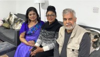 লন্ডনে ইলিয়াস কাঞ্চনকে দেখতে গেলেন রোজিনা