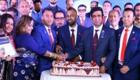 বর্ণাঢ্য আয়োজনে নিউইয়র্ক বাংলাদেশি আমেরিকান লায়ন্স ক্লাবের নতুন কার্যকরী কমিটির অভিষেক