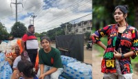 বানভাসিদের দুয়ারে ‘মিস ওয়ার্ল্ড’ বিজয়ী তোরসা