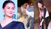 সাংবাদিকের জুতা হাতে নিলেন আলিয়া, অবাক নেটপাড়া