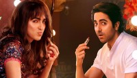 আয়ুষ্মানের পরনে লেহেঙ্গা, কোমর অবধি লম্বা চুল, ঠোঁটে লিপস্টিক