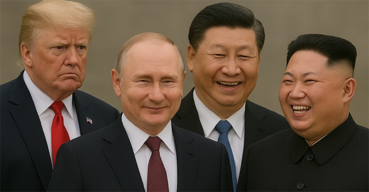 যুক্তরাষ্ট্রের বিরুদ্ধে ষড়যন্ত্র করছেন শি জিনপিং, কিম এবং পুতিন