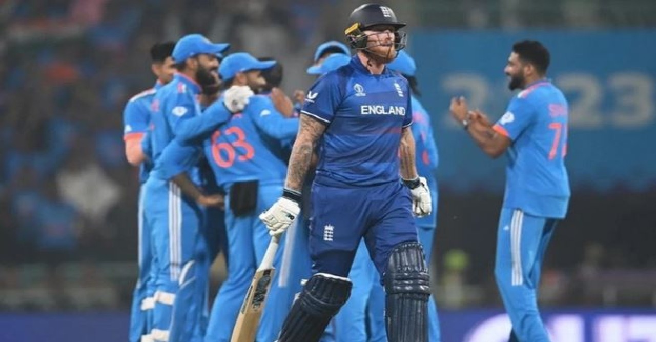 আবারও হারল ইংল্যান্ড, শীর্ষে ভারত