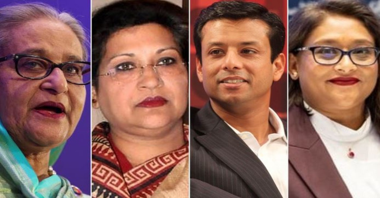 শেখ হাসিনা, রেহানা, জয় ও পুতুলের বিরুদ্ধে হত্যা মামলা