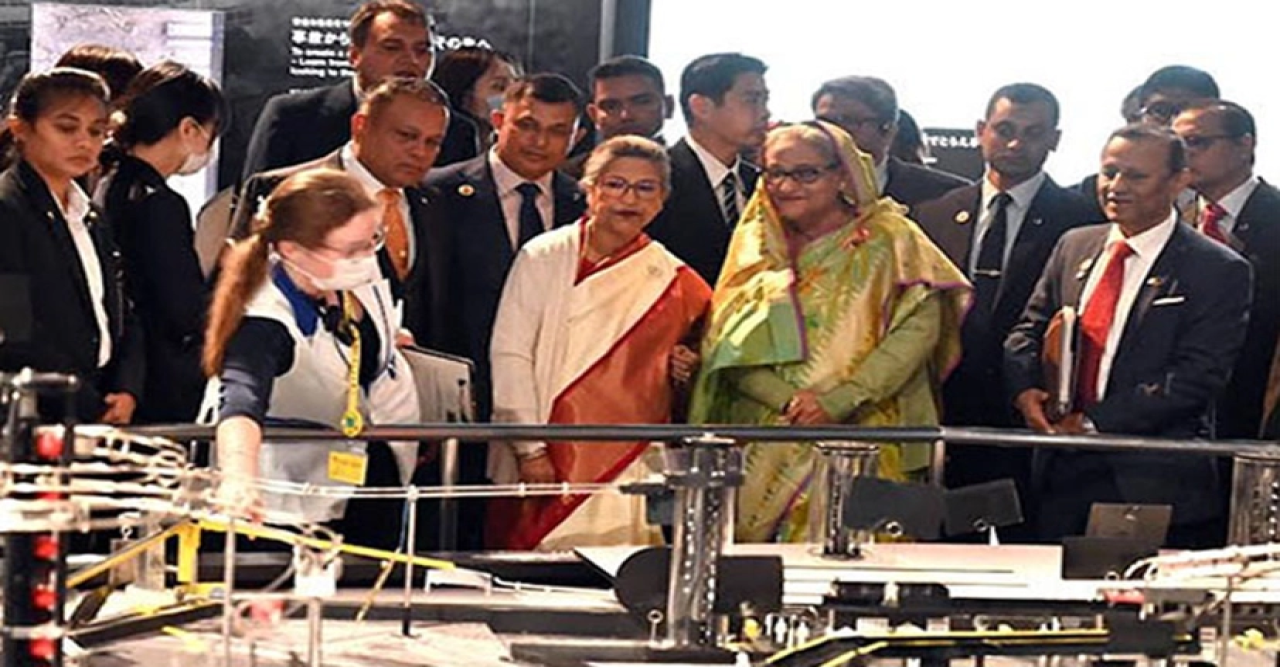 জাপানের জাতীয় বিজ্ঞান জাদুঘর পরিদর্শন করলেন প্রধানমন্ত্রী