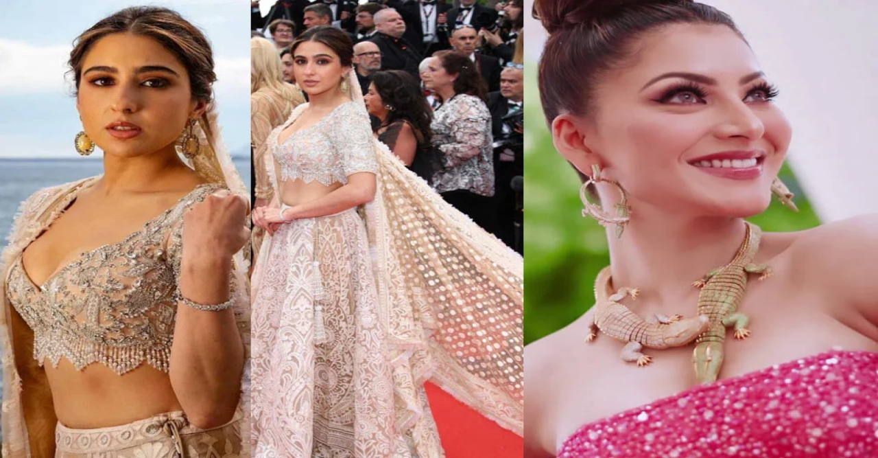 ‘হাতির দাঁতের লেহেঙ্গা’ ও ‘কুমিরের মালায়’ কান মাতালেন বলিউড তারকারা