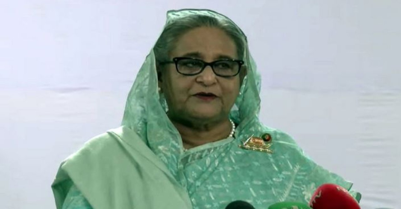 ভোটকেন্দ্রে আসুন, আপনার ভোটটা অনেক মূল্যবান : শেখ হাসিনা