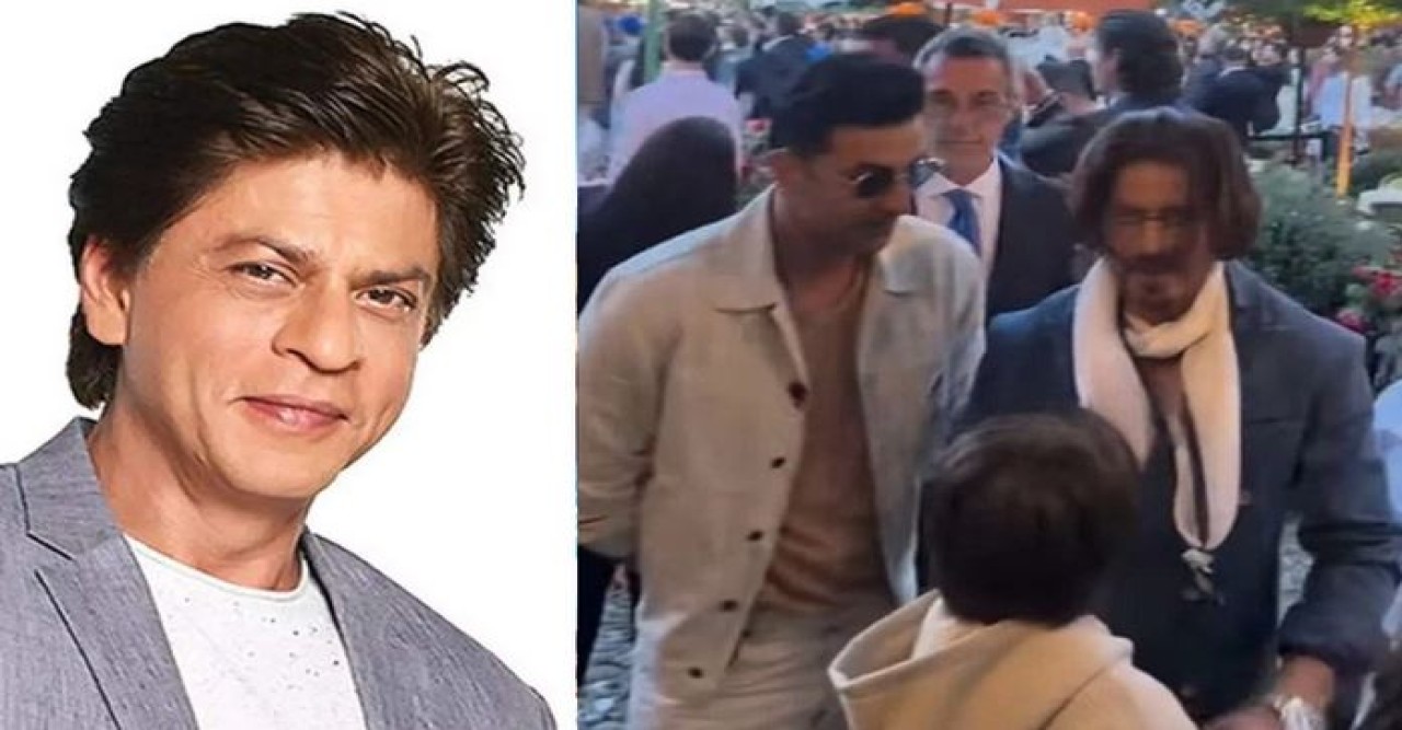 ‘এ তো জনি ডেপ’, আম্বানির বিয়েতে ভিন্ন লুকে শাহরুখ