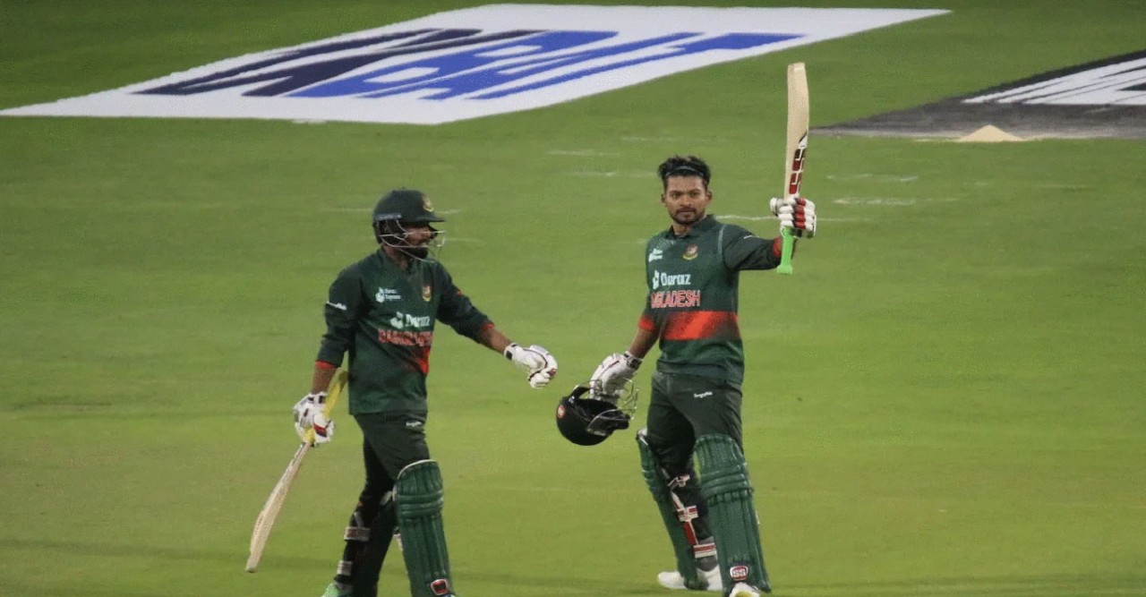শান্তর অভিষেক সেঞ্চুরিতে বাংলাদেশের জয়