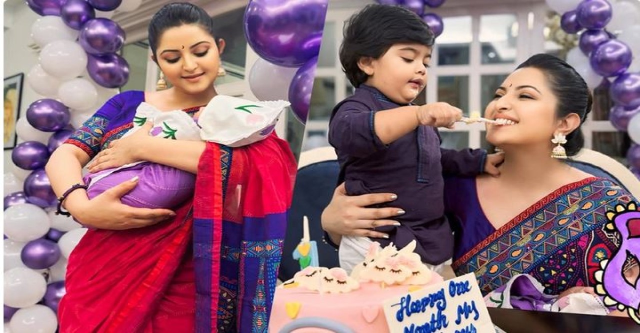 মেয়ের ছবি দিয়ে পরী মনি বললেন, ‘এ আমার এক সুখের জীবন’