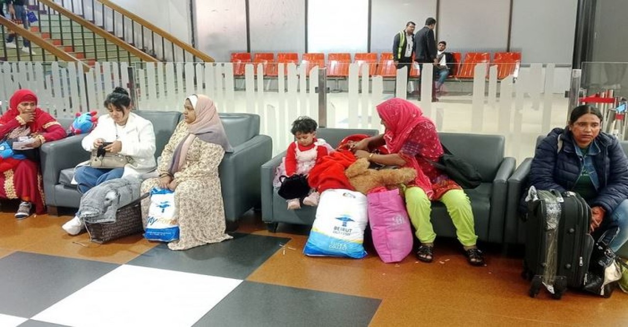 লেবানন থেকে দেশে ফিরলেন আরো ৫৭ বাংলাদেশি