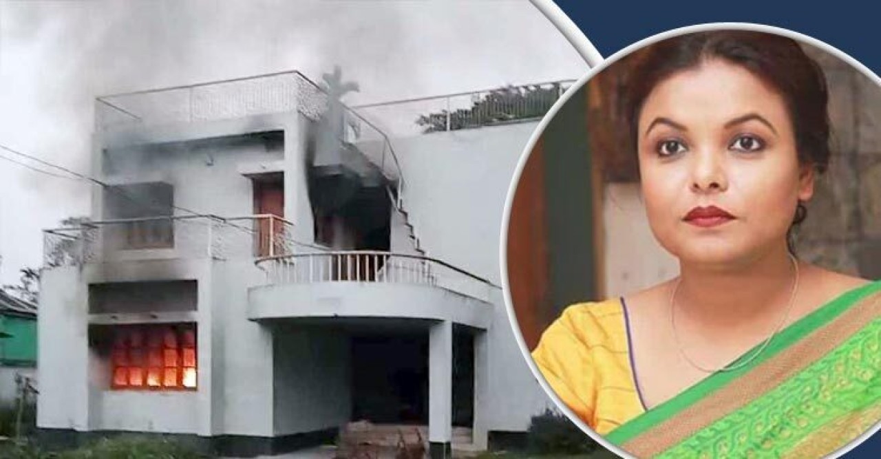 শাওনের জামালপুরের বাড়িতে আগুন