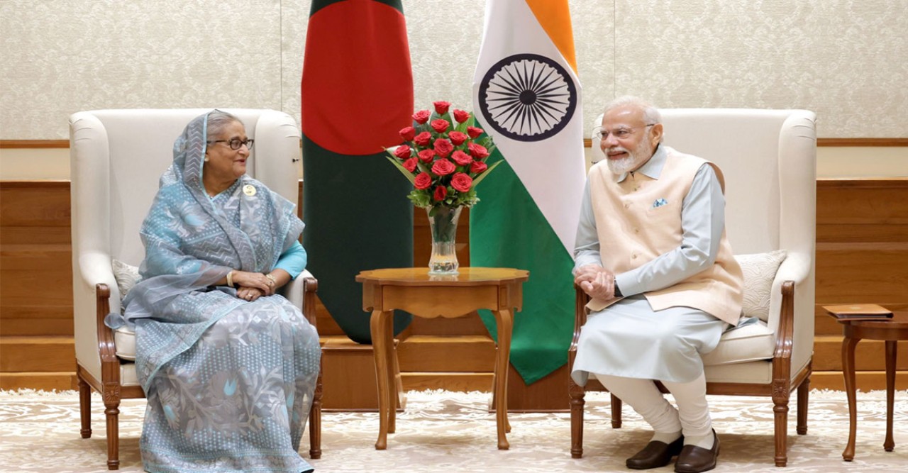 হাসিনা-মোদি বৈঠকে বাংলাদেশের জাতীয় নির্বাচন নিয়ে আলোচনা হয়নি