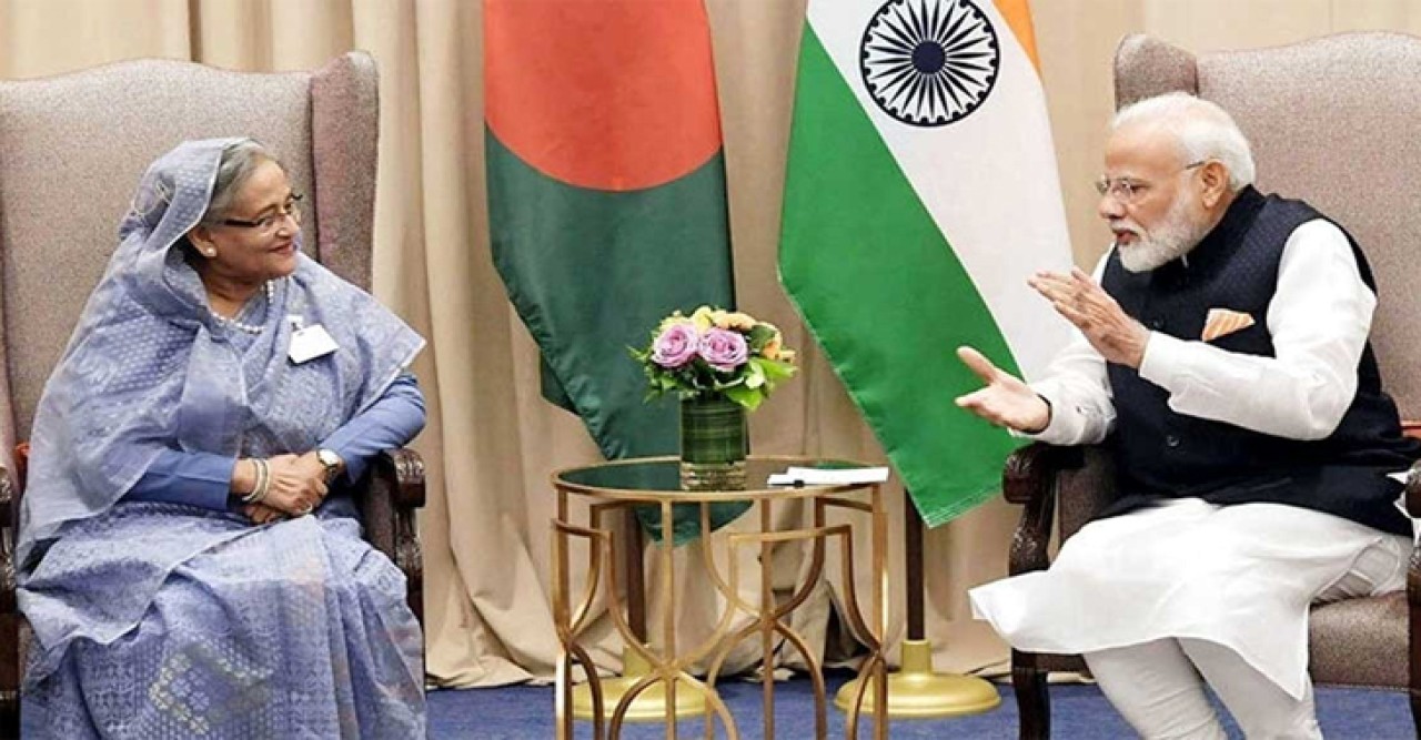 শপথ অনুষ্ঠানের পর হাসিনা-মোদী বৈঠক