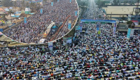 বিশ্ব ইজতেমায় লাখো মুসল্লির জুমার নামাজ আদায়