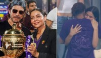 জয়ের আনন্দে বাবাকে জড়িয়ে ধরে কাঁদলেন শাহরুখকন্যা
