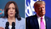 ট্রাম্পের আক্রমণাত্মক বক্তব্যকে ঢাল বানানোর চেষ্টায় কমলা