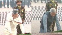 জাতীয় স্মৃতিসৌধে রাষ্ট্রপতি ও প্রধান উপদেষ্টার শ্রদ্ধা