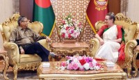 রাষ্ট্রপতির সঙ্গে ডেনমার্কের রাষ্ট্রদূতের বিদায়ী সাক্ষাৎ